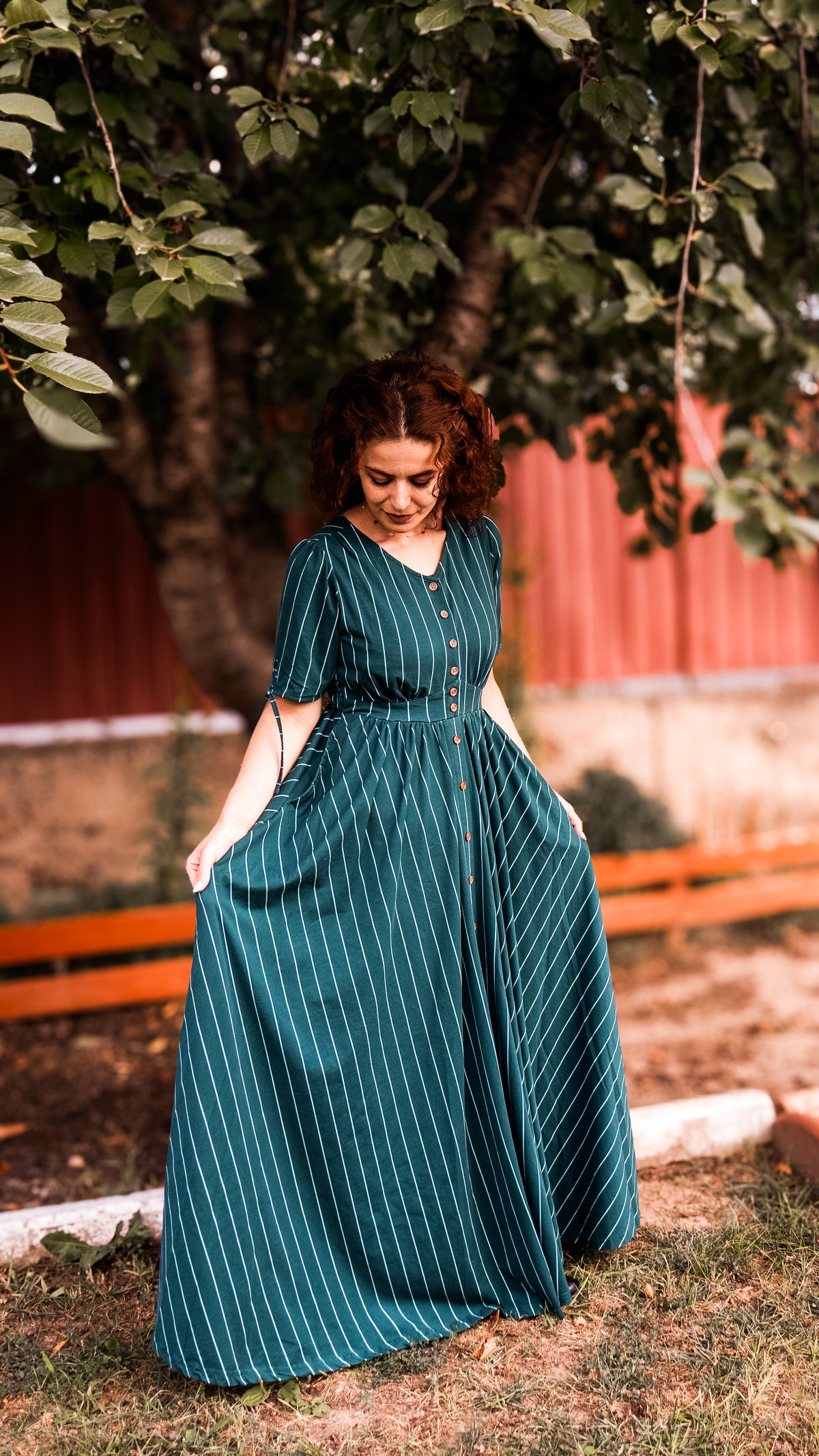 Cedar Stripes ~ Hearthside Maxi
