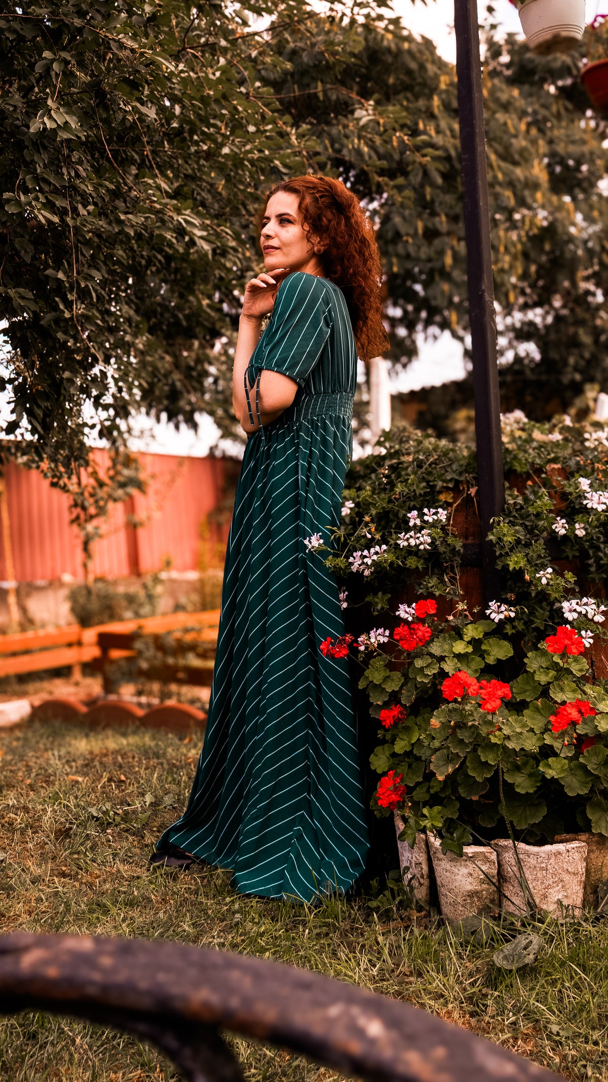 Cedar Stripes ~ Hearthside Maxi