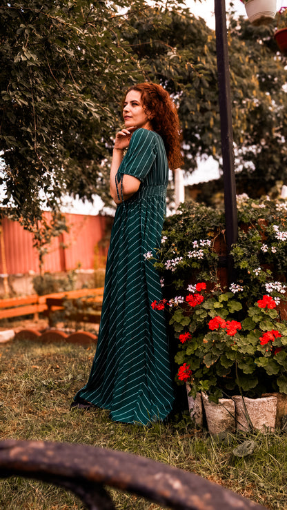 Cedar Stripes ~ Hearthside Maxi
