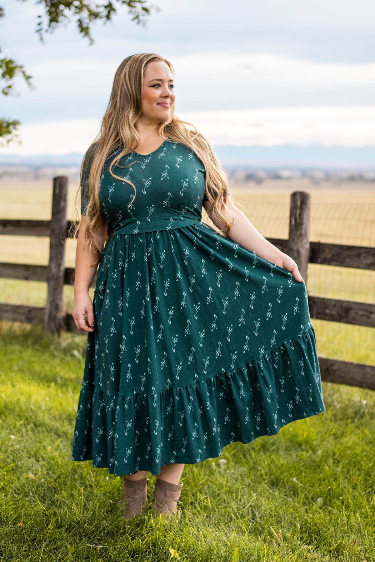 Oleander ~ Canterbury Classic Dress