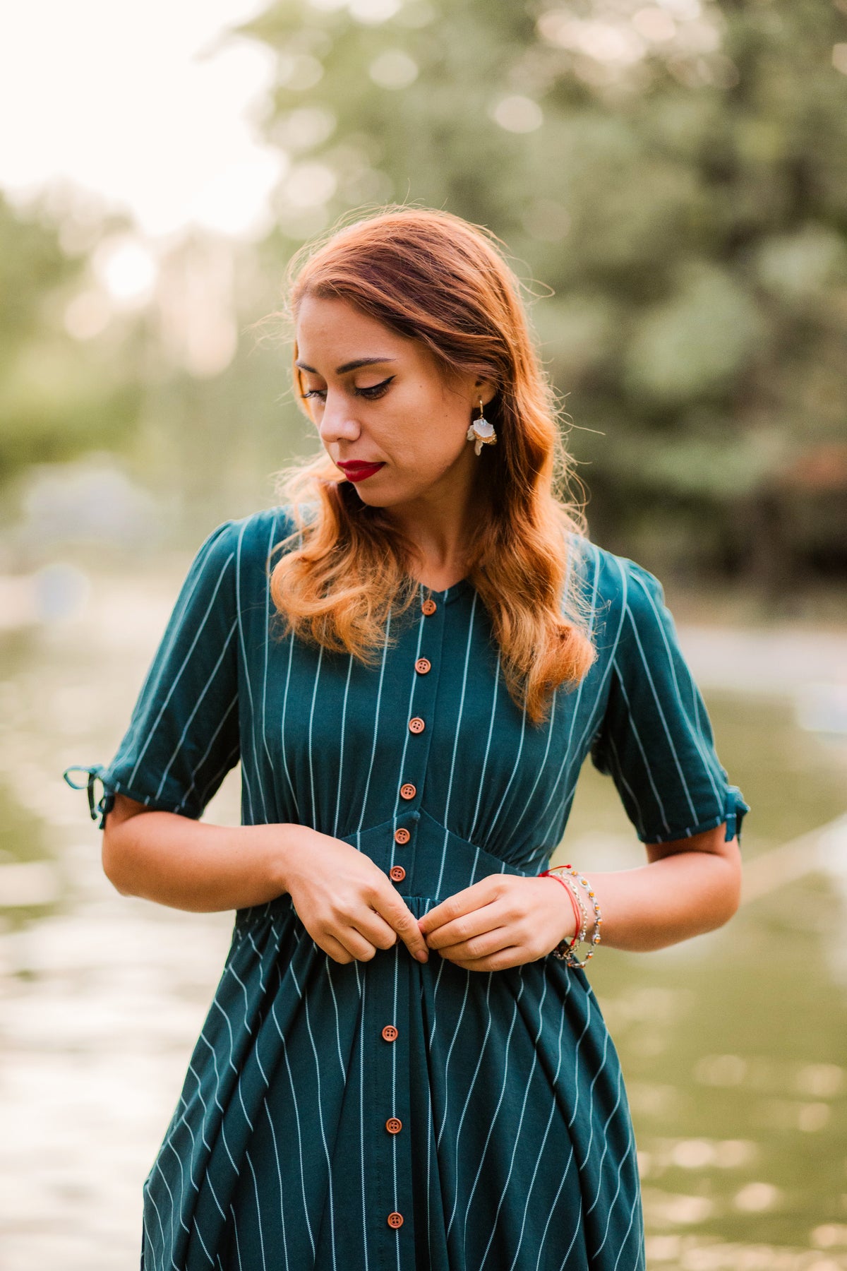 Cedar Stripes ~ Hearthside Maxi
