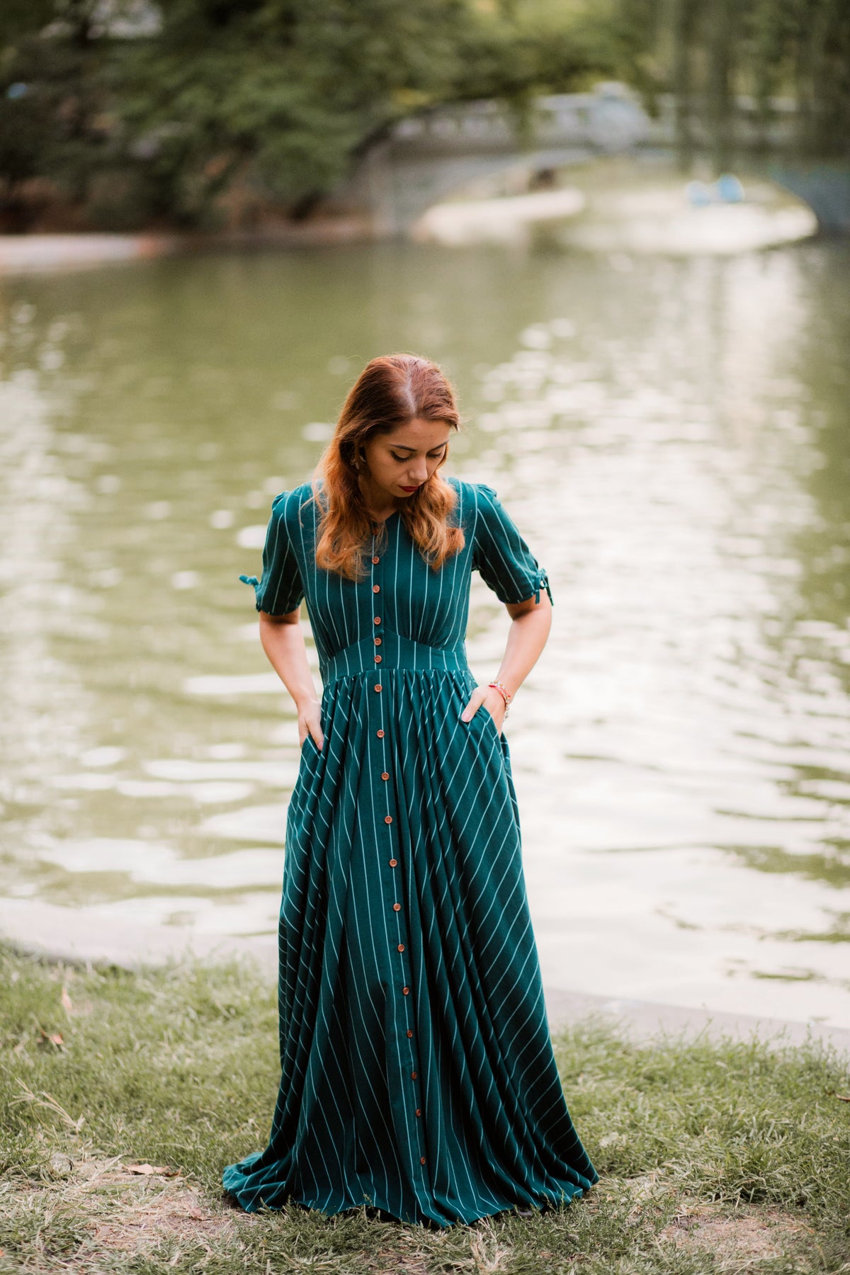 Cedar Stripes ~ Hearthside Maxi