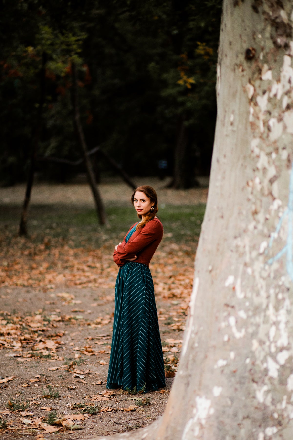 Cedar Stripes ~ Hearthside Maxi