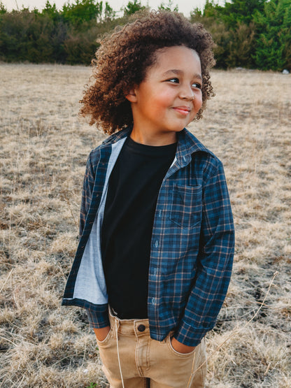 Marlowe ~ Boy's Brave Button-up