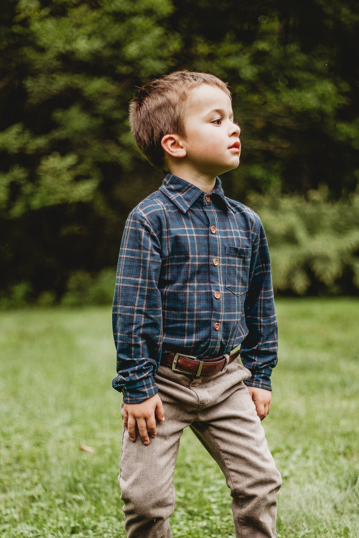 Marlowe ~ Boy's Brave Button-up