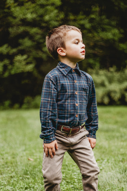 Marlowe ~ Boy's Brave Button-up