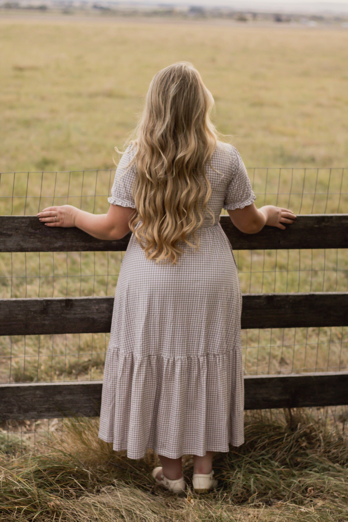 Nutmeg Gingham ~ Storybook Dress