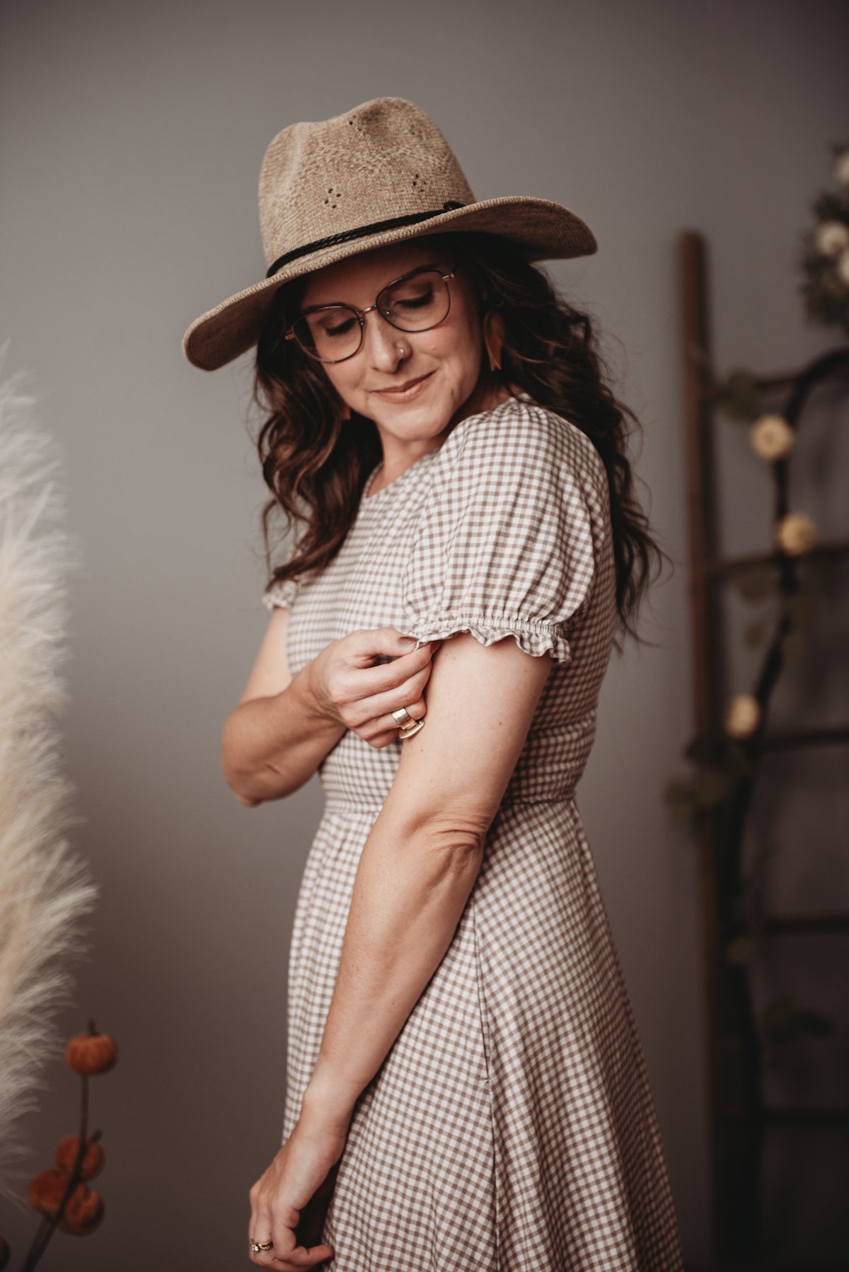 Nutmeg Gingham ~ Storybook Dress