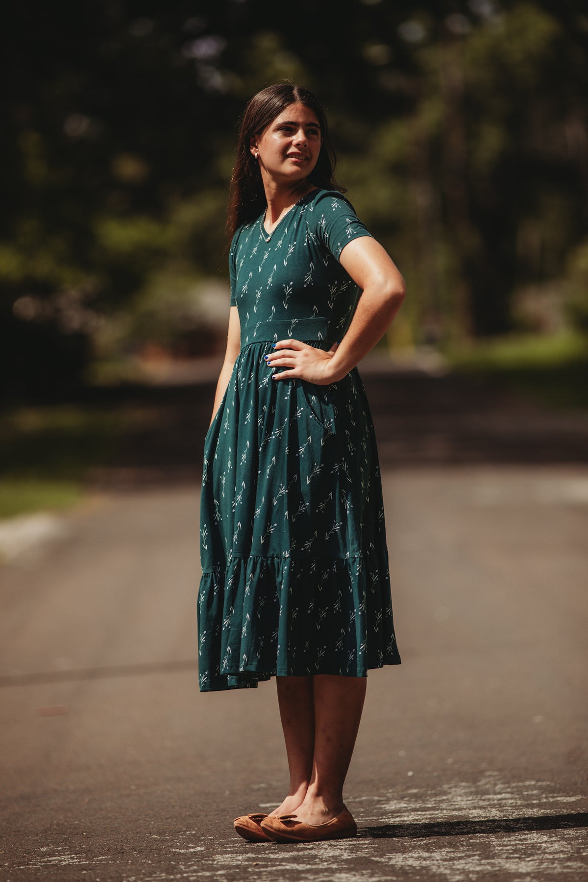 Oleander ~ Canterbury Classic Dress
