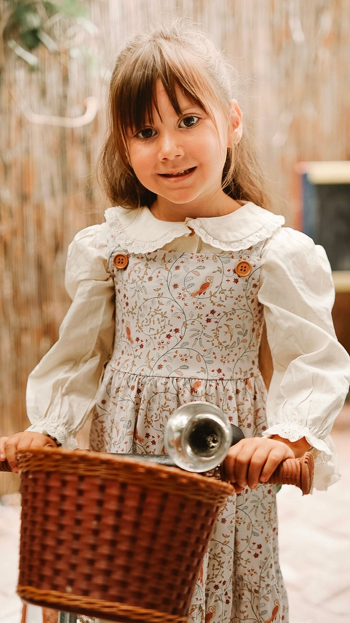 Owlsong ~ Mini Pinafore Dress & Shirt Set