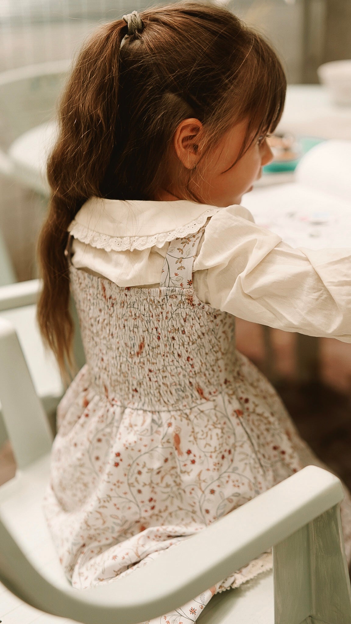 Owlsong ~ Mini Pinafore Dress & Shirt Set