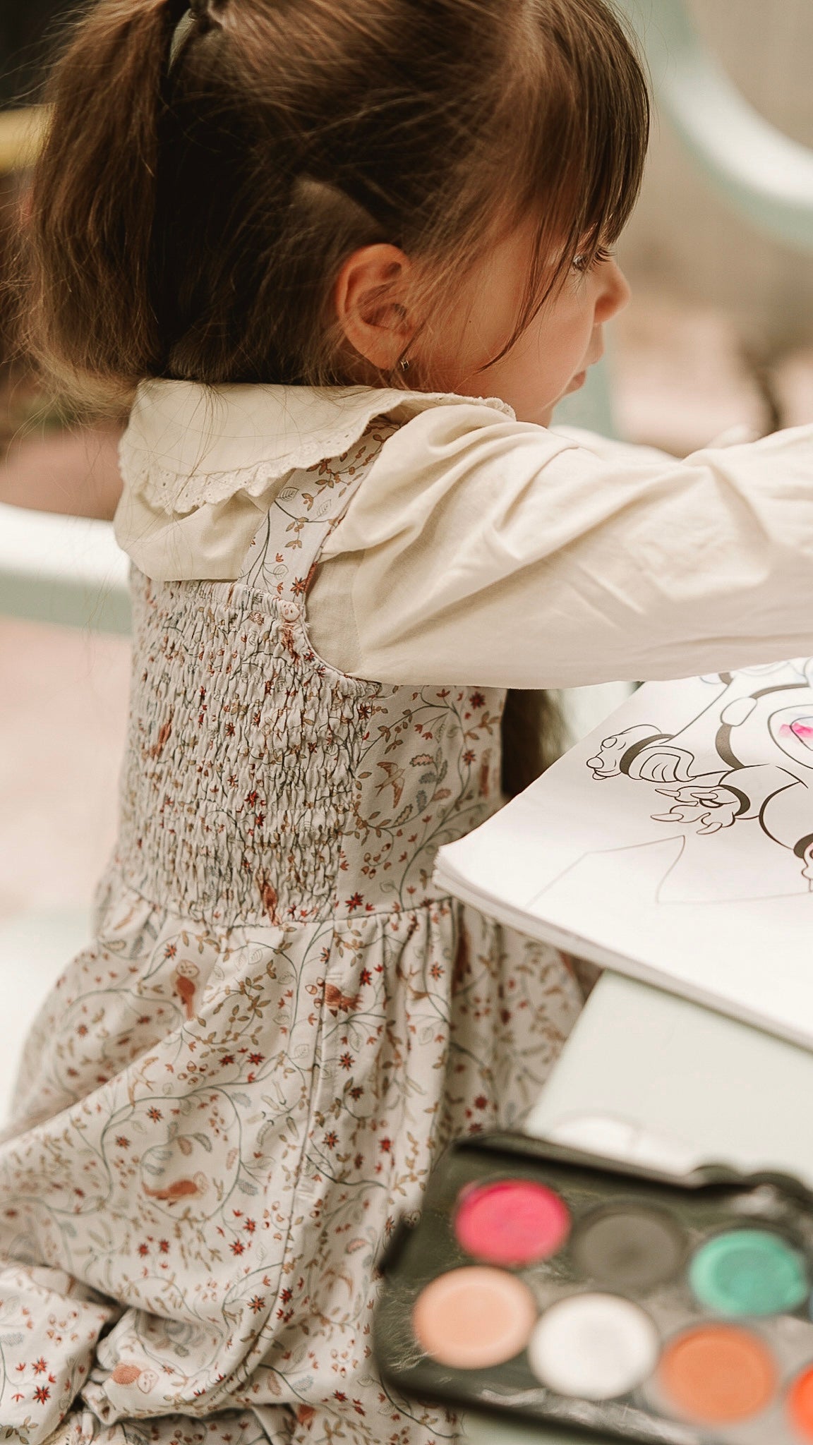 Owlsong ~ Mini Pinafore Dress & Shirt Set