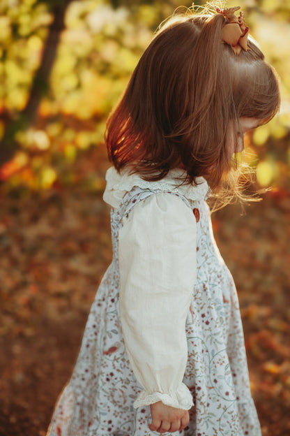 Owlsong ~ Mini Pinafore Dress & Shirt Set