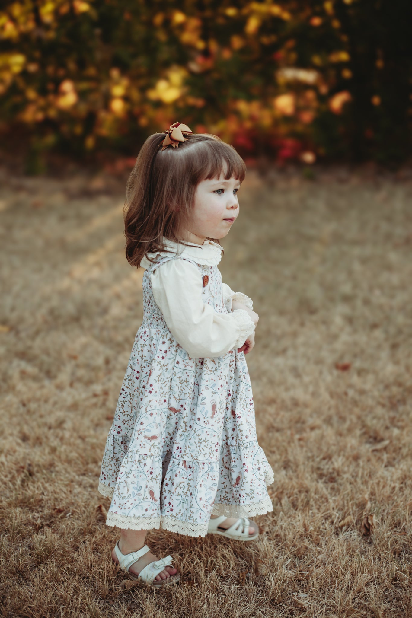 Owlsong ~ Mini Pinafore Dress & Shirt Set