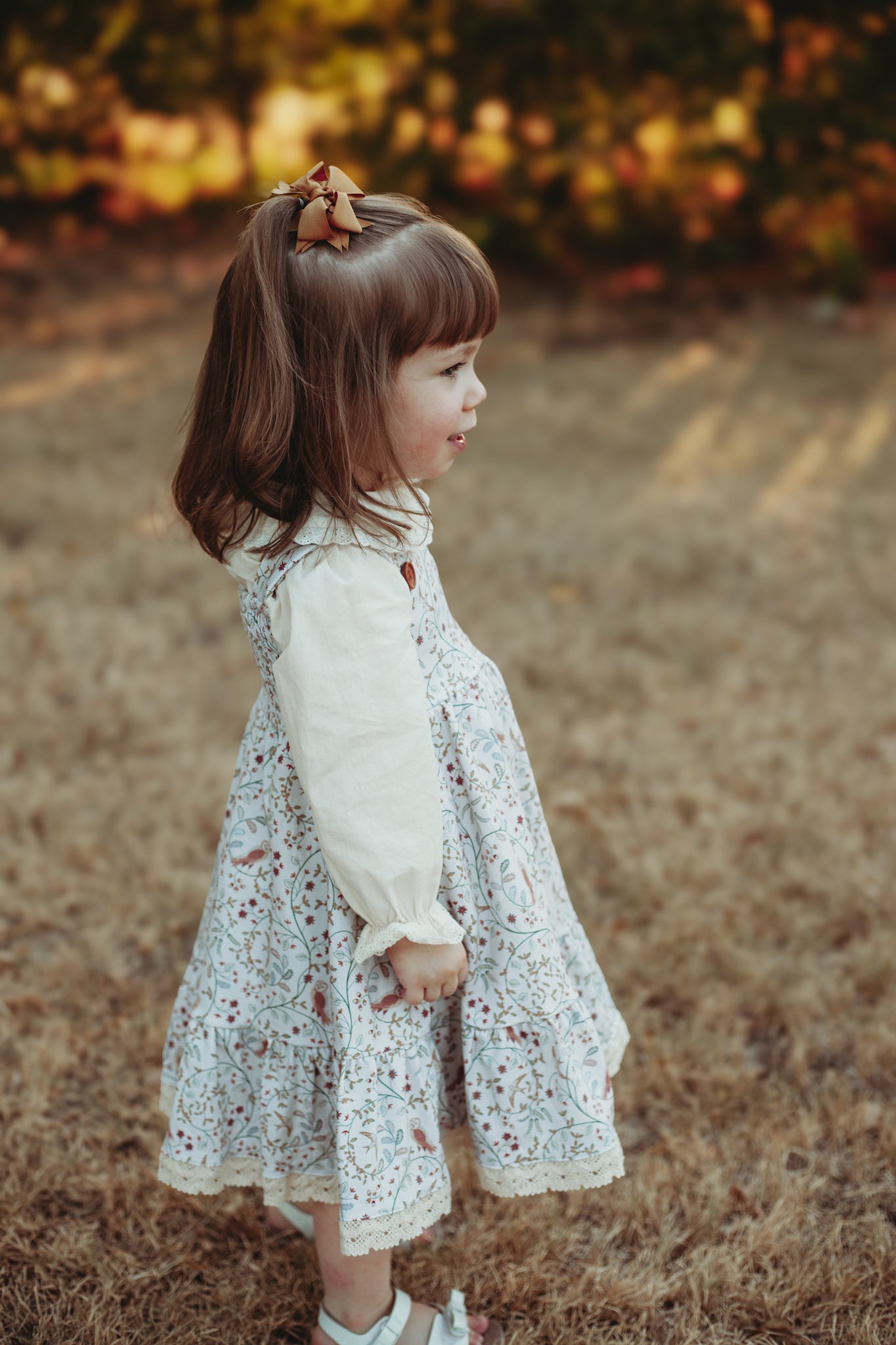Owlsong ~ Mini Pinafore Dress & Shirt Set