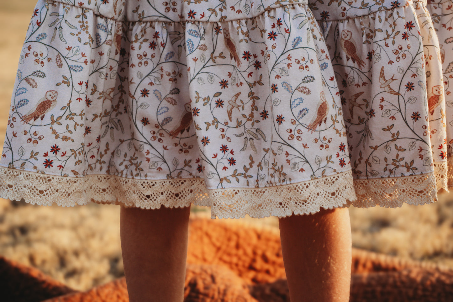 Owlsong ~ Mini Pinafore Dress & Shirt Set