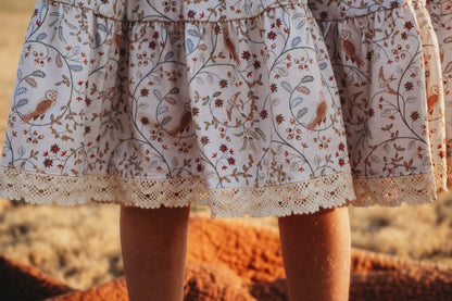 Owlsong ~ Mini Pinafore Dress & Shirt Set