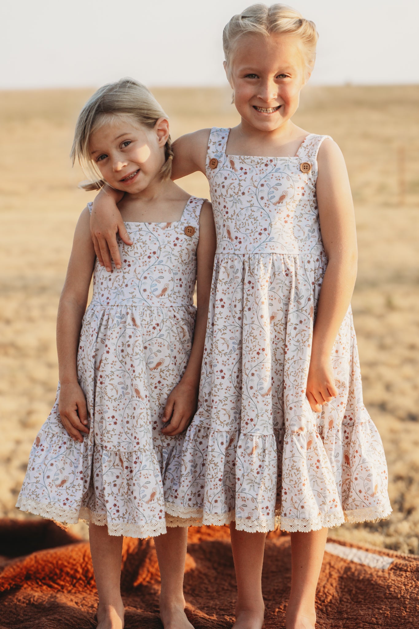 Owlsong ~ Mini Pinafore Dress & Shirt Set