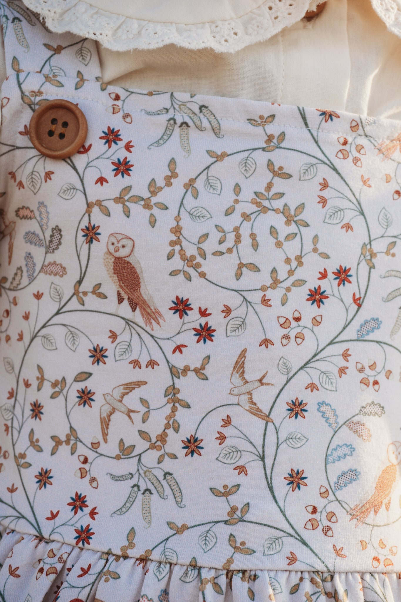 Owlsong ~ Mini Pinafore Dress & Shirt Set