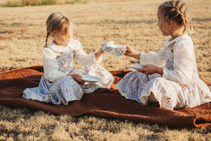 Owlsong ~ Mini Pinafore Dress & Shirt Set